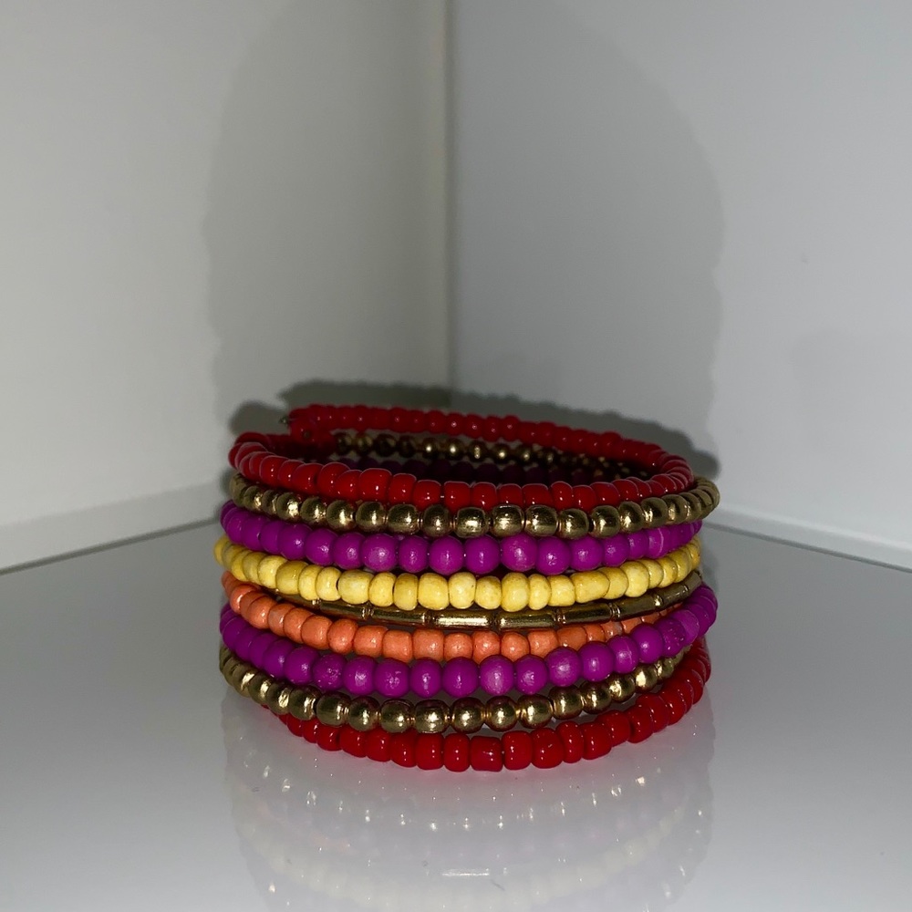 Multi-Color Wrapped Bracelet